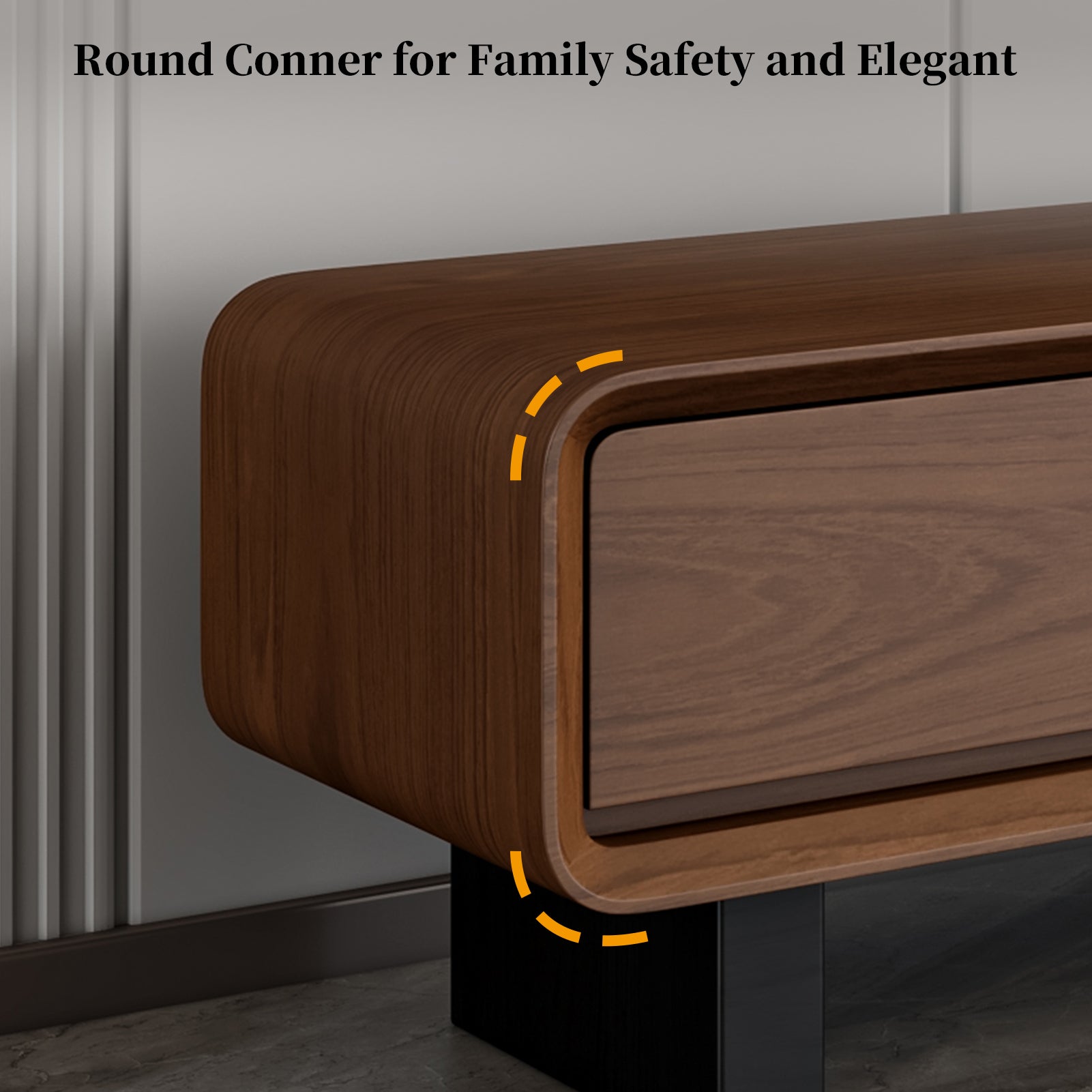Extendable TV Stand with 3 Drawers and Open Shelf