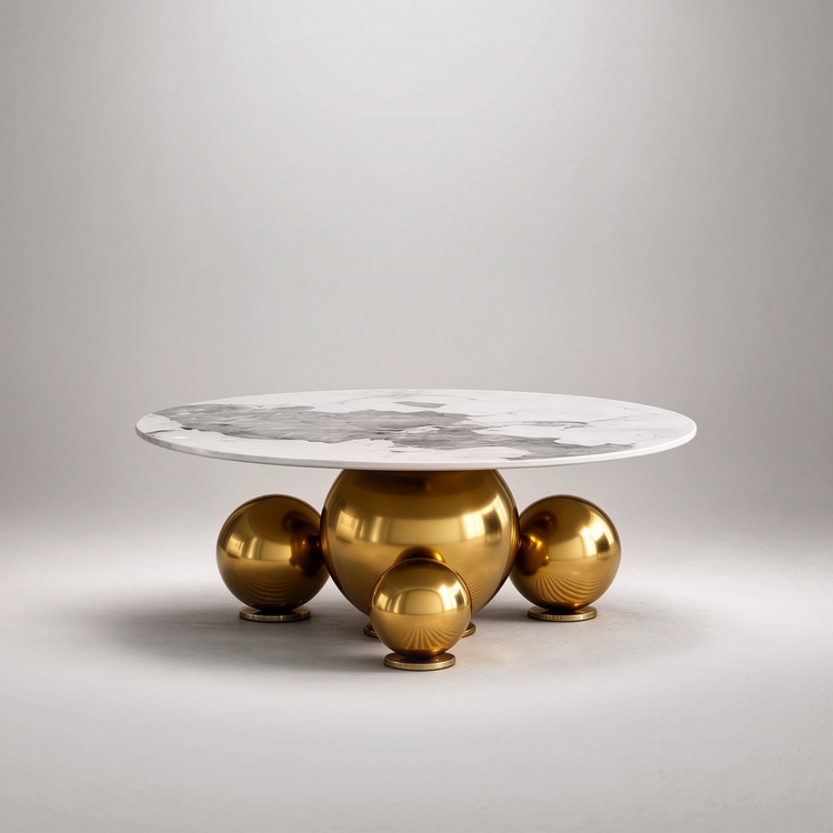 Gold | White background