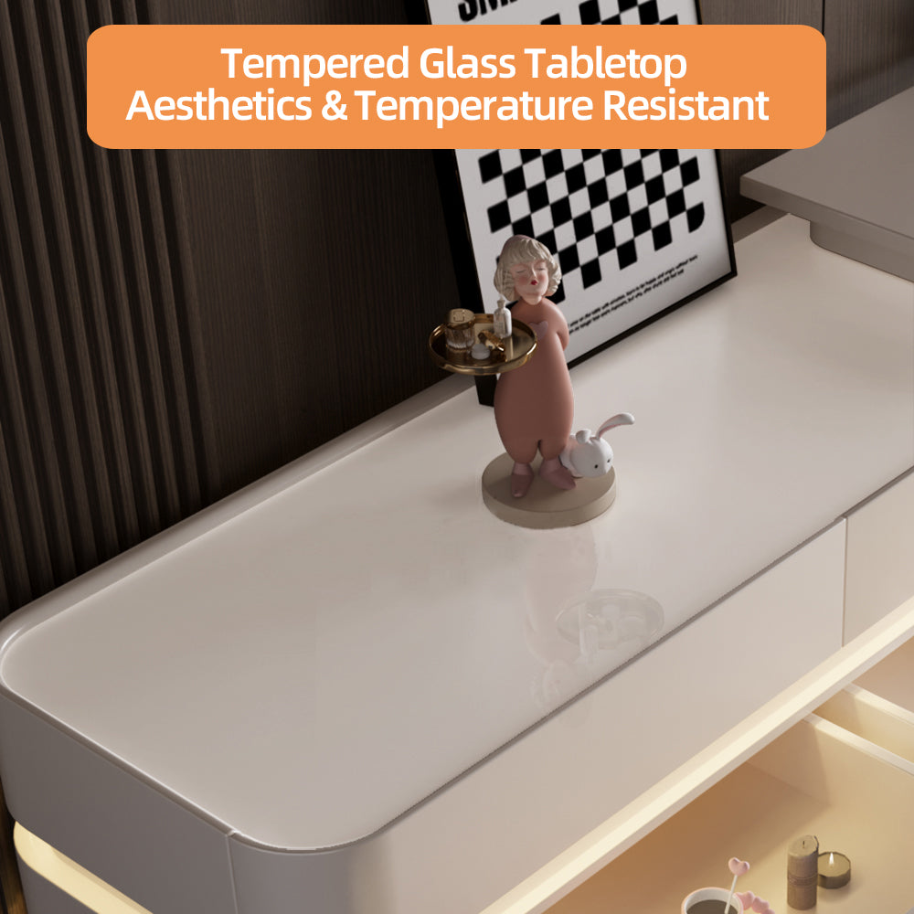 Modern Cream Dressing Table
