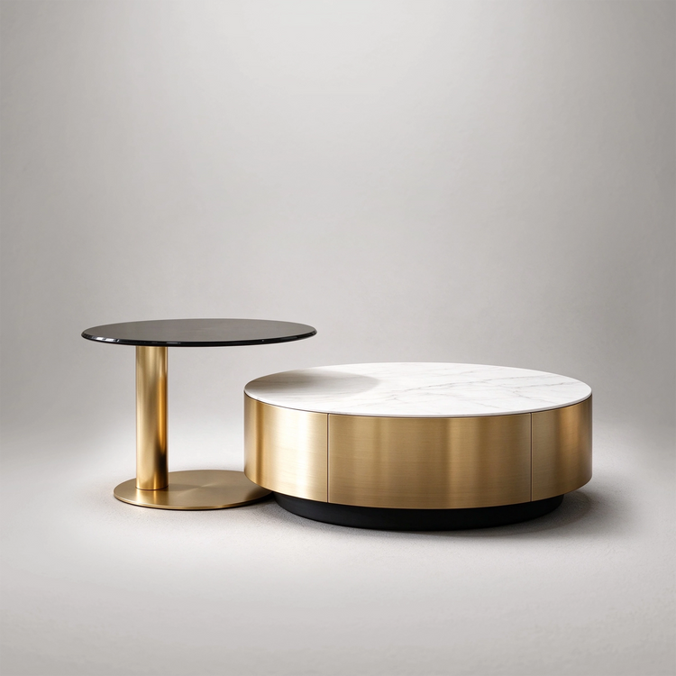 Gold | White background
