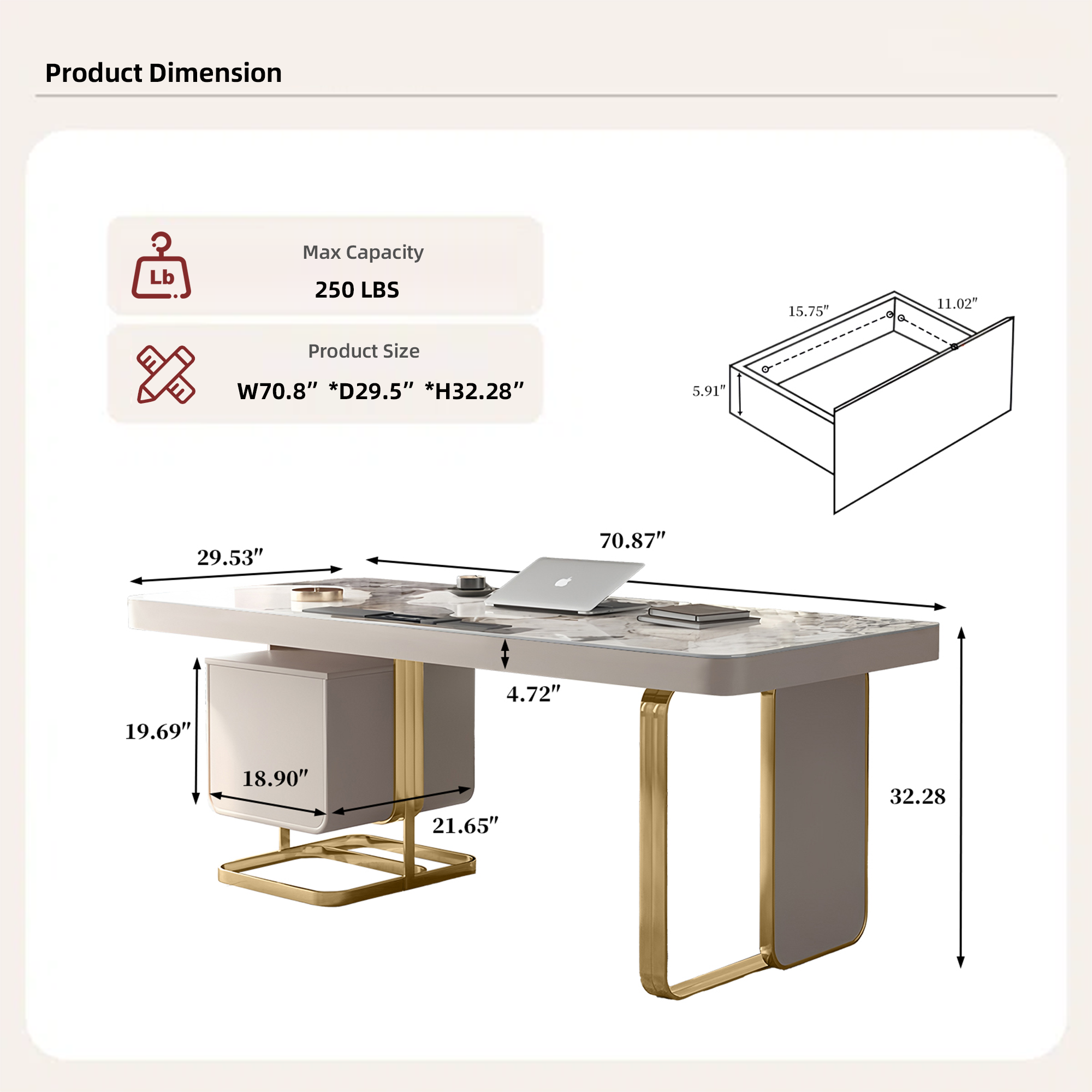 Modern Home Office Desk