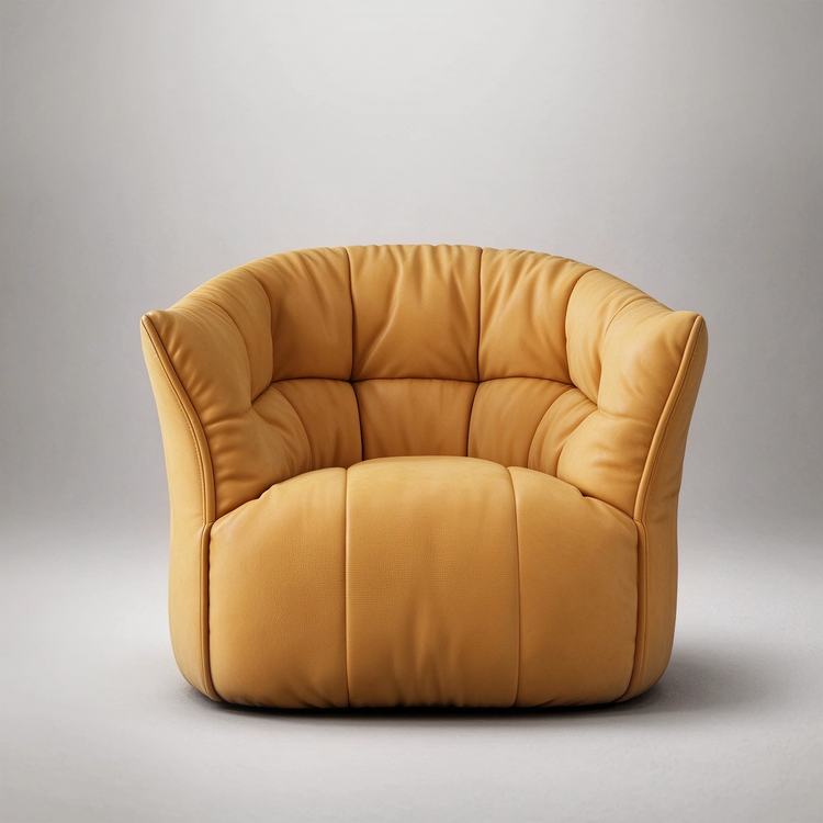 Mustard yellow | White background