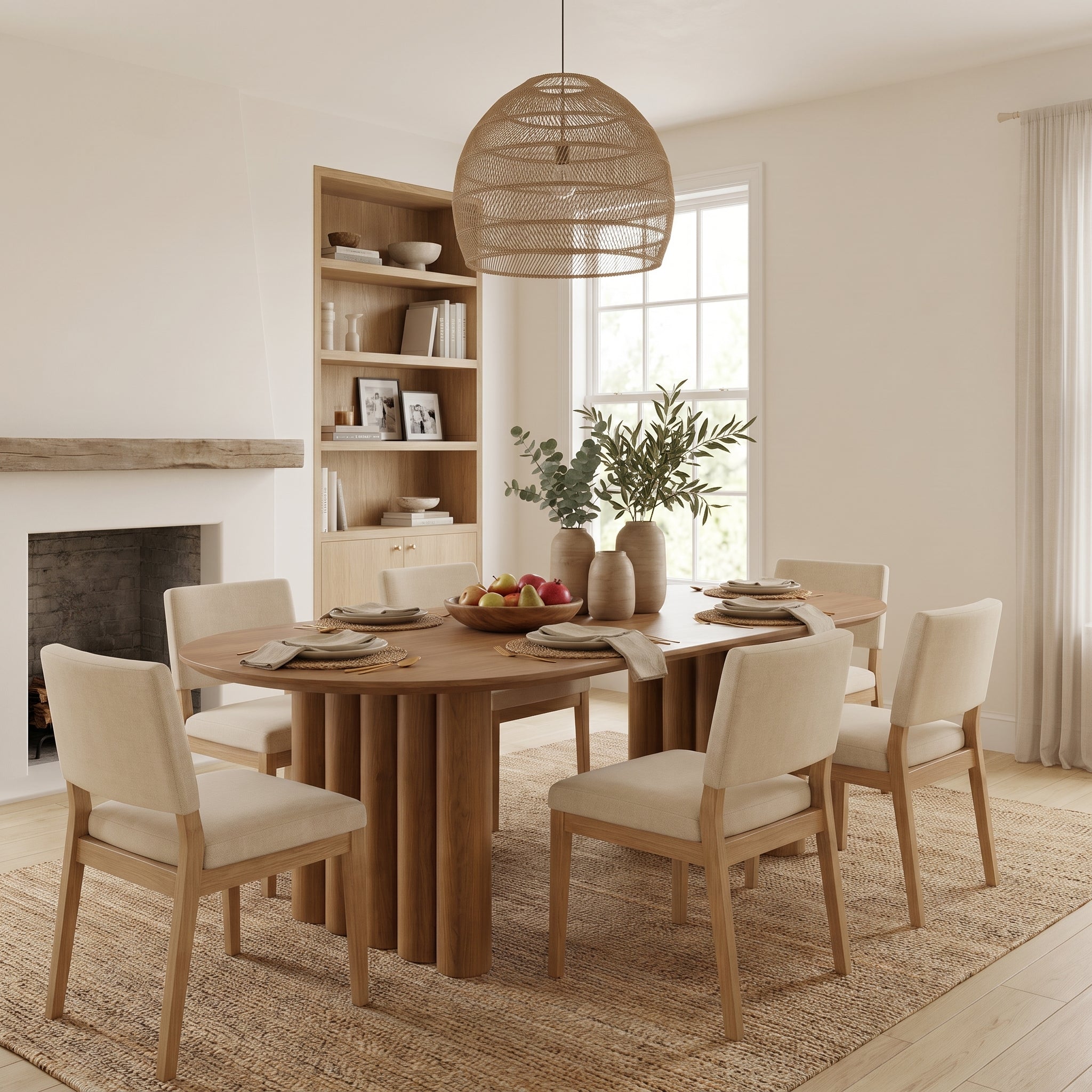 Customer style dining room with DT-004 table